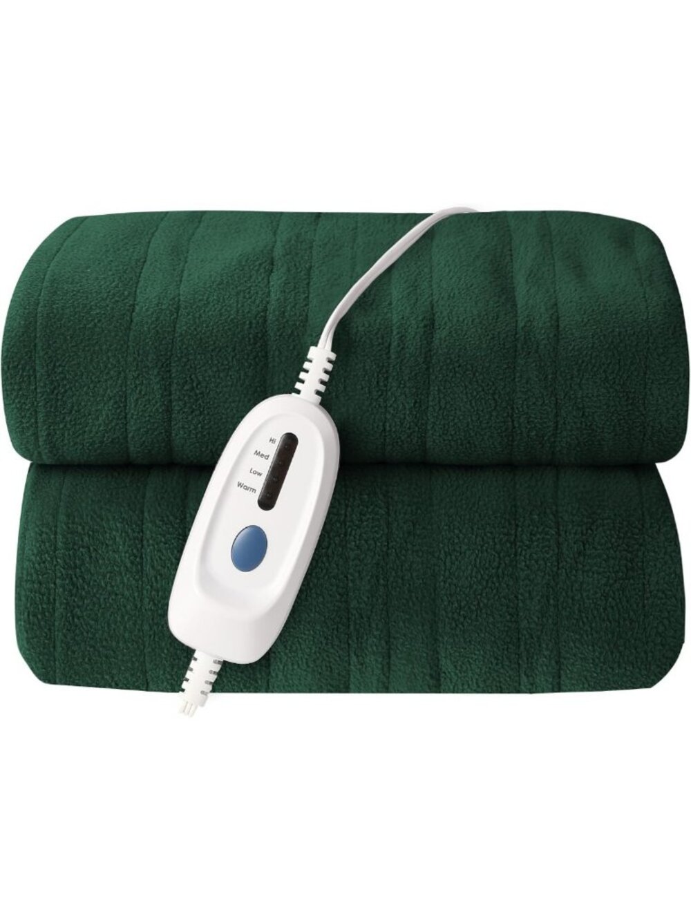 Cozy Full Size Electric Heated Blanket 72"x84", Soft Grass Green Color, Warmth
